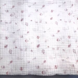 Kohl's Cares Kites Baby Swaddle Blanket White Purple Gray Muslin Cotton lovey‎